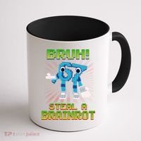 Bruh 67 Six Seven 6-7 Funny Brainrot Meme Coffee Mug thumb 1
