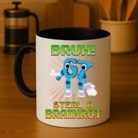 Bruh 67 Six Seven 6-7 Funny Brainrot Meme Coffee Mug thumb 4
