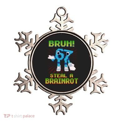 Bruh 67 Six Seven 6-7 Funny Brainrot Meme Ornament