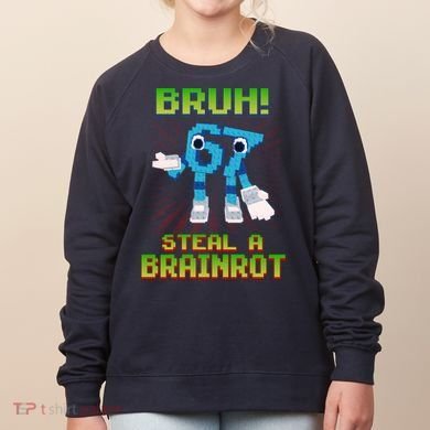 Bruh 67 Six Seven 6-7 Funny Brainrot Meme Women's Sweatshirt