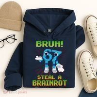 Bruh 67 Six Seven 6-7 Funny Brainrot Meme Hoodie thumb 4