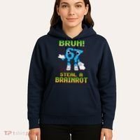 Bruh 67 Six Seven 6-7 Funny Brainrot Meme Hoodie thumb 5