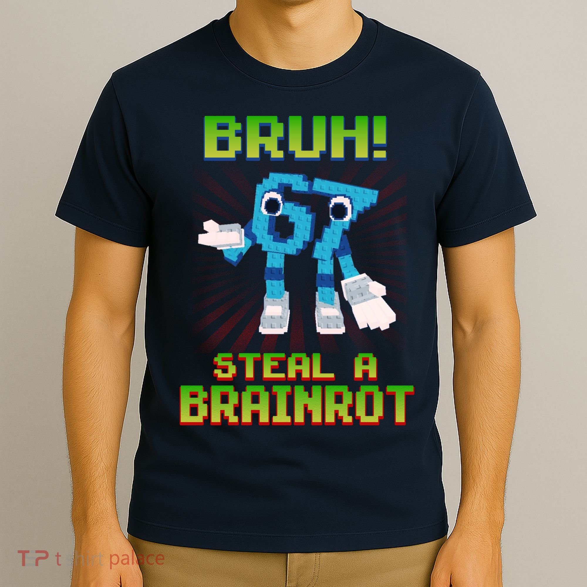 Bruh 67 Six Seven 6-7 Funny Brainrot Meme T-Shirt