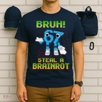 Bruh 67 Six Seven 6-7 Funny Brainrot Meme T-Shirt thumb 6
