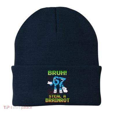 Bruh 67 Six Seven 6-7 Funny Brainrot Meme Beanie