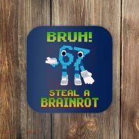 Bruh 67 Six Seven 6-7 Funny Brainrot Meme Coaster thumb 0