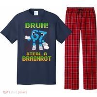 Bruh 67 Six Seven 6-7 Funny Brainrot Meme Pajama Set thumb 0