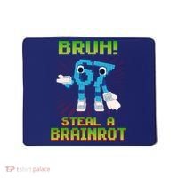 Bruh 67 Six Seven 6-7 Funny Brainrot Meme Mousepad thumb 0