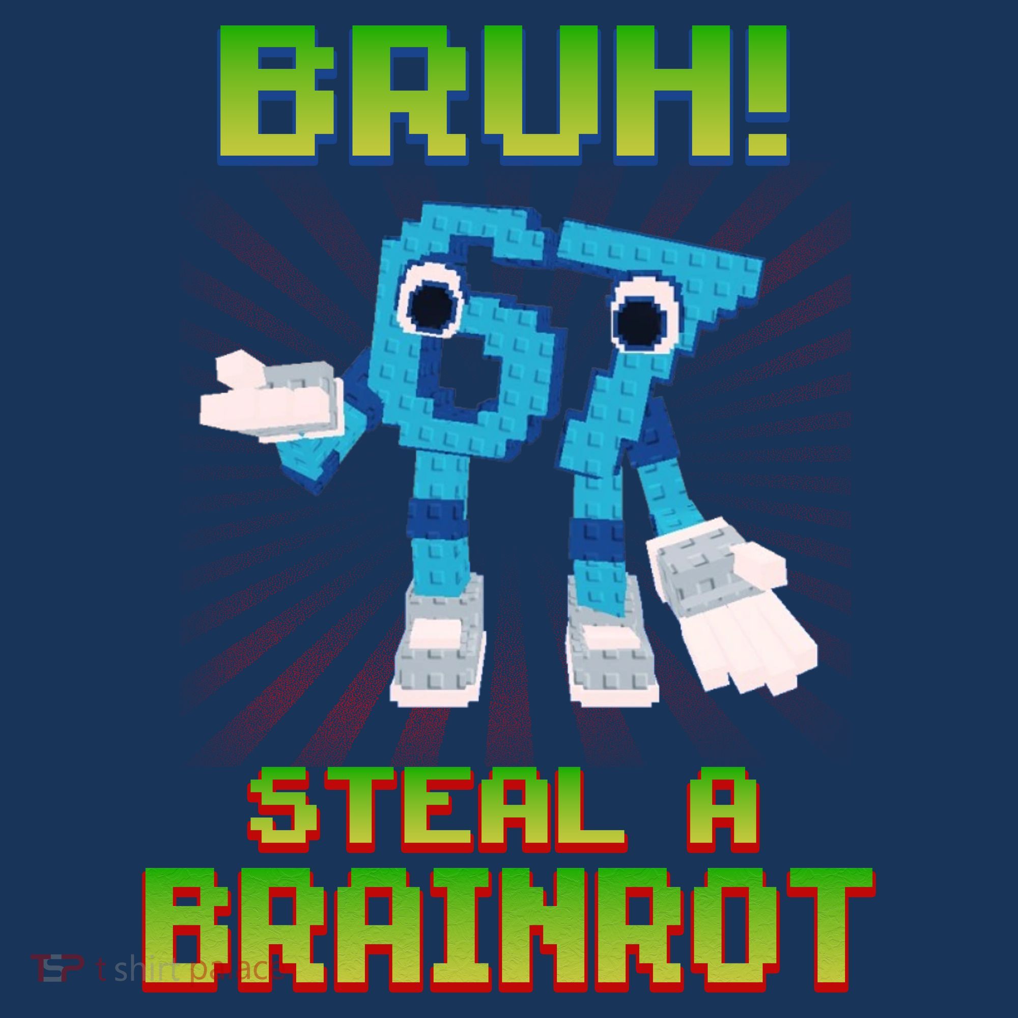 Bruh 67 Six Seven 6-7 Funny Brainrot Meme Mousepad