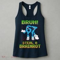 Bruh 67 Six Seven 6-7 Funny Brainrot Meme Women's Tank Top thumb 3