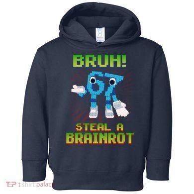 Bruh 67 Six Seven 6-7 Funny Brainrot Meme Toddler Hoodie