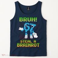 Bruh 67 Six Seven 6-7 Funny Brainrot Meme Tank Top thumb 2