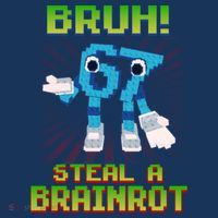 Bruh 67 Six Seven 6-7 Funny Brainrot Meme Tank Top thumb 6