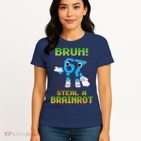 Bruh 67 Six Seven 6-7 Funny Brainrot Meme Women's T-Shirt thumb 4