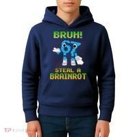 Bruh 67 Six Seven 6-7 Funny Brainrot Meme Kids Hoodie thumb 4