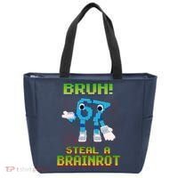 Bruh 67 Six Seven 6-7 Funny Brainrot Meme Tote Bag thumb 0