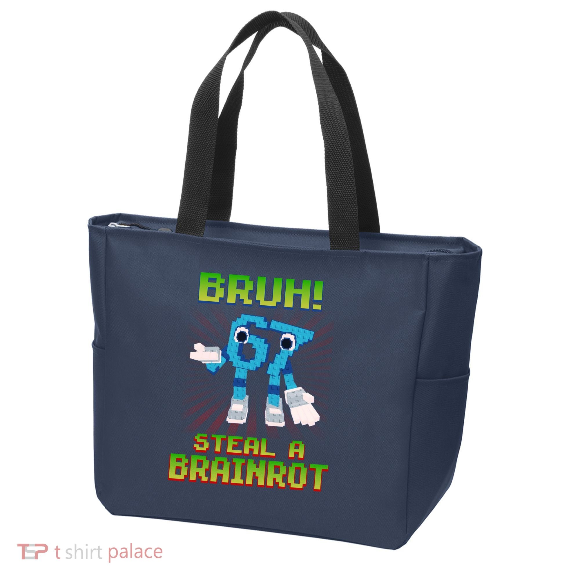 Bruh 67 Six Seven 6-7 Funny Brainrot Meme Tote Bag