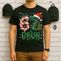 Bruh 67 Six Seven 6-7 Meme Christmas Funny T-Shirt thumb 6