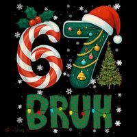 Bruh 67 Six Seven 6-7 Meme Christmas Funny Coffee Mug thumb 5