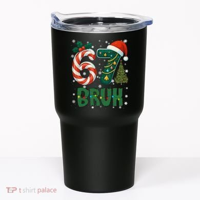 Bruh 67 Six Seven 6-7 Meme Christmas Funny Tumbler