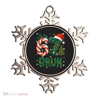 Bruh 67 Six Seven 6-7 Meme Christmas Funny Ornament