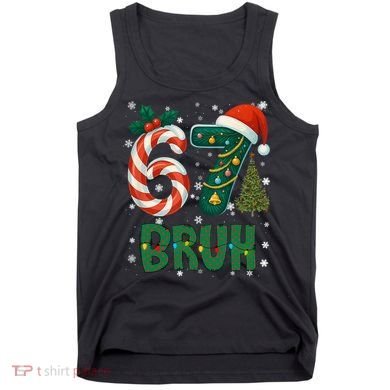 Bruh 67 Six Seven 6-7 Meme Christmas Funny Tank Top