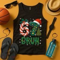 Bruh 67 Six Seven 6-7 Meme Christmas Funny Tank Top thumb 4