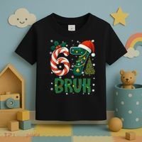 Bruh 67 Six Seven 6-7 Meme Christmas Funny Toddler T-Shirt thumb 3