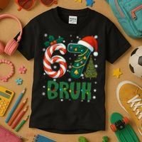 Bruh 67 Six Seven 6-7 Meme Christmas Funny Kids T-Shirt thumb 3