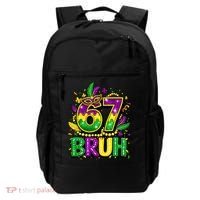 Bruh 67 Six Seven 6-7 Meme Mardi Gras Funny Backpack thumb 0