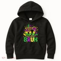 Bruh 67 Six Seven 6-7 Meme Mardi Gras Funny Kids Hoodie thumb 0