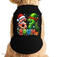 Bruh 67 Six Seven 6-7 Meme Christmas Doggie Tank thumb 0