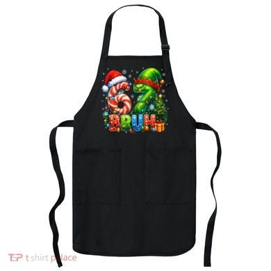 Bruh 67 Six Seven 6-7 Meme Christmas Apron
