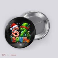 Bruh 67 Six Seven 6-7 Meme Christmas Button thumb 0