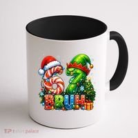 Bruh 67 Six Seven 6-7 Meme Christmas Coffee Mug thumb 1