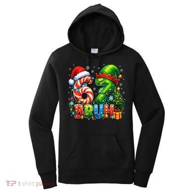 Bruh 67 Six Seven 6-7 Meme Christmas Women's Hoodie