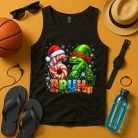 Bruh 67 Six Seven 6-7 Meme Christmas Tank Top thumb 4