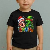 Bruh 67 Six Seven 6-7 Meme Christmas Toddler T-Shirt thumb 2