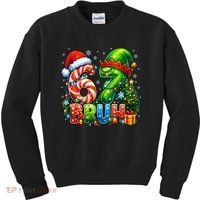 Bruh 67 Six Seven 6-7 Meme Christmas Kids Sweatshirt thumb 0