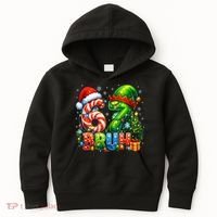 Bruh 67 Six Seven 6-7 Meme Christmas Kids Hoodie thumb 0
