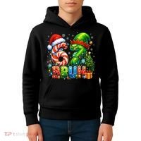 Bruh 67 Six Seven 6-7 Meme Christmas Kids Hoodie thumb 4