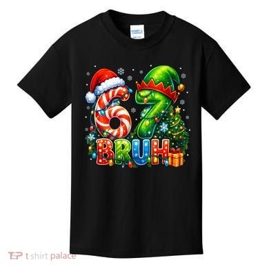 Bruh 67 Six Seven 6-7 Meme Christmas Kids T-Shirt
