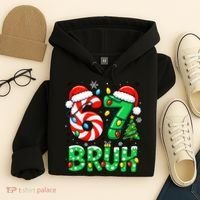 Bruh 67 Six Seven 6 7 Meme Christmas Hoodie thumb 4