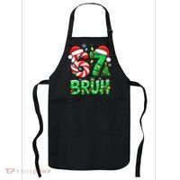 Bruh 67 Six Seven 6 7 Meme Christmas Apron thumb 0