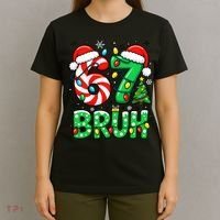Bruh 67 Six Seven 6 7 Meme Christmas T-Shirt thumb 4