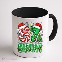 Bruh 67 Six Seven 6 7 Meme Christmas Coffee Mug thumb 1