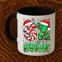 Bruh 67 Six Seven 6 7 Meme Christmas Coffee Mug thumb 2