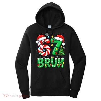 Bruh 67 Six Seven 6 7 Meme Christmas Women's Hoodie