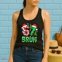 Bruh 67 Six Seven 6 7 Meme Christmas Women's Tank Top thumb 2