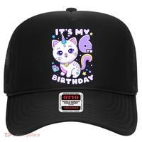 Birthday 6 years old cat unicorn 6th birthday Hat thumb 0